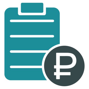 Rublesi fiyat listesi simgesini