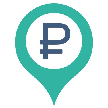 Rublesi banka işareti simgesi