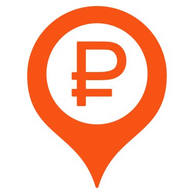 Rublesi banka işareti simgesi