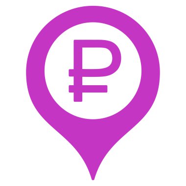 Rublesi banka işareti simgesi