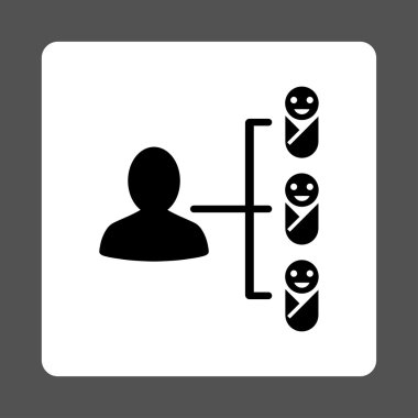 Çocuk Linkler yuvarlak kare düğme