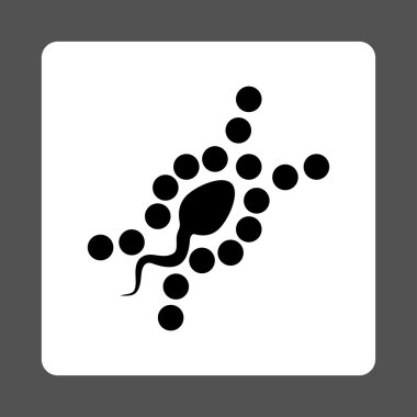 DNA ikileşmesi yuvarlak kare düğme