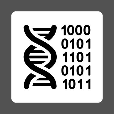 Genetik kod yuvarlak kare düğme