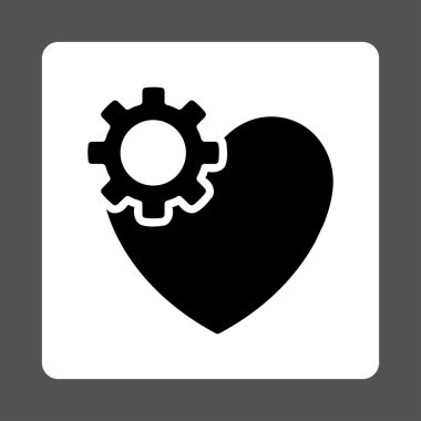 Kalp Cerrahisi Yuvarlak Kare Düğmesi