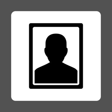 Müşteri Portresi Yuvarlak Kare Düğmesi