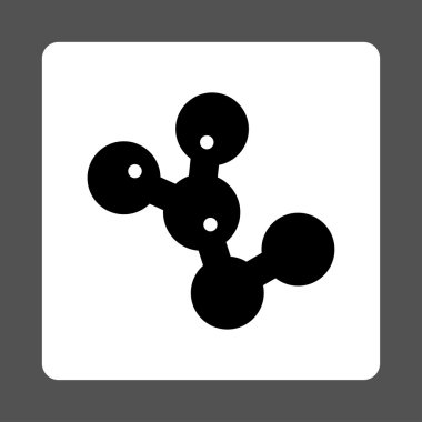 Mikrop kolonisi yuvarlak kare düğme