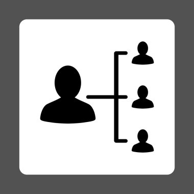 Sickness Relations Rounded Square Button