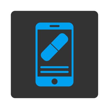 İlaç Online bilgi yuvarlak kare düğme