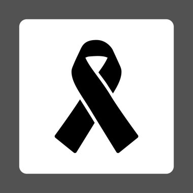 Dayanışma şerit yuvarlak kare düğme