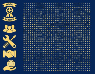 Set Of 1000 Flat Vector Icons