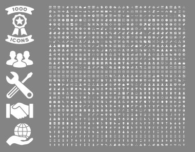 Set Of 1000 Flat Vector Icons