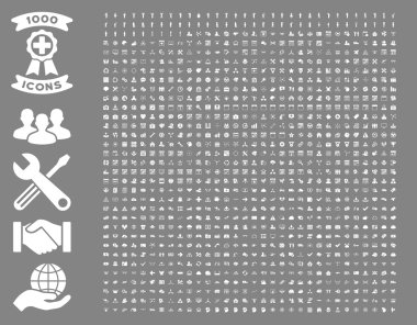 Set Of 1000 Flat Vector Icons