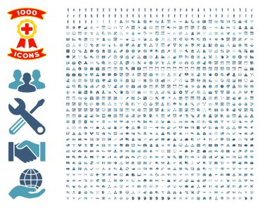 Set Of 1000 Flat Vector Icons