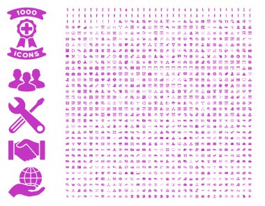 Set Of 1000 Flat Vector Icons