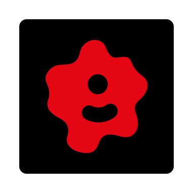 Ameba yuvarlak kare düğme