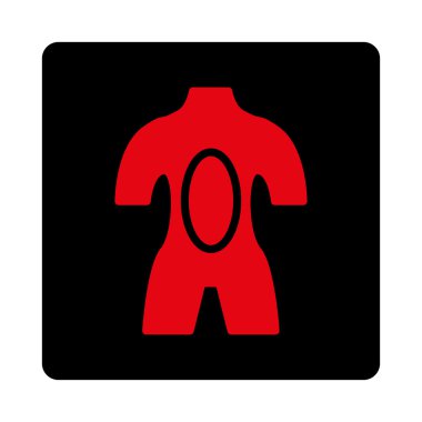 Anatomi yuvarlak kare düğme