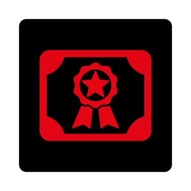 Ödül sertifika yuvarlak kare düğme