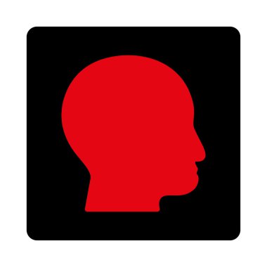 Kel Başlı Yuvarlak Kare Düğmesi