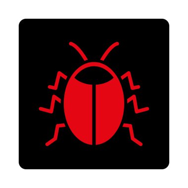 Böcek yuvarlak kare düğme