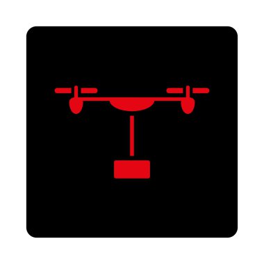 Air Copter Delivery Rounded Square Button