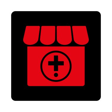 Eczacı yuvarlak kare düğme