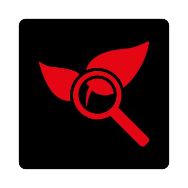 Doğal ilaçlar yuvarlak kare düğmeye keşfetmek