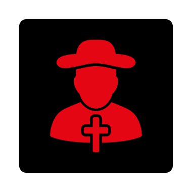 Dini yuvarlatılmış kare düğme