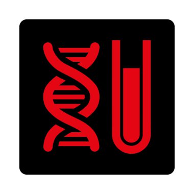 Genetic Analysis Rounded Square Button