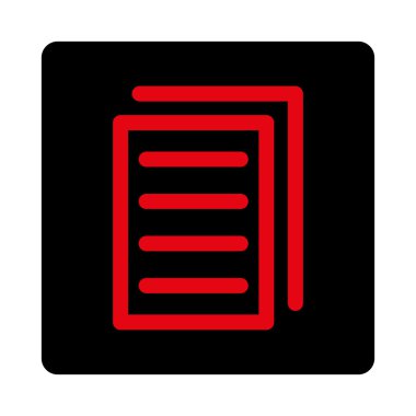 Dosya kopyalama yuvarlak kare düğme