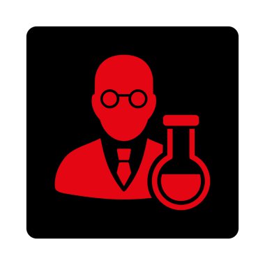 Kimyager Yuvarlak Kare Düğmesi