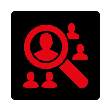 İstemciler yuvarlak kare düğmeye keşfetmek