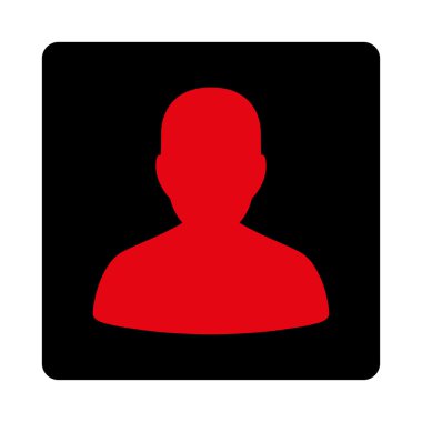 Portre yuvarlak kare düğme