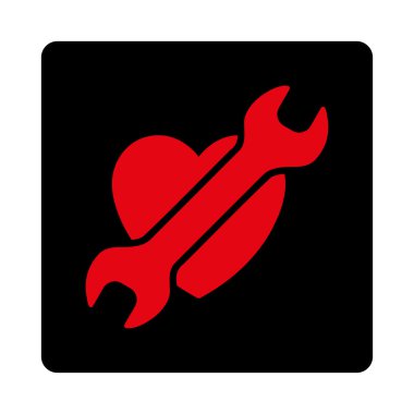 Kalp Cerrahisi Yuvarlak Kare Düğmesi