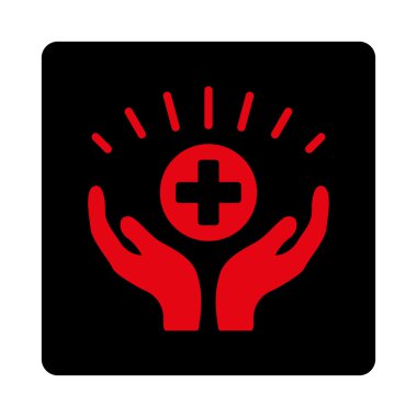 Tıbbi refah yuvarlak kare düğme