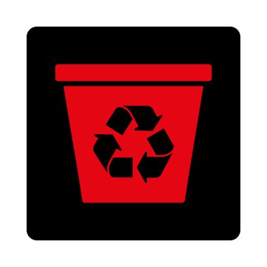 Çöp Kovası yuvarlak kare düğme