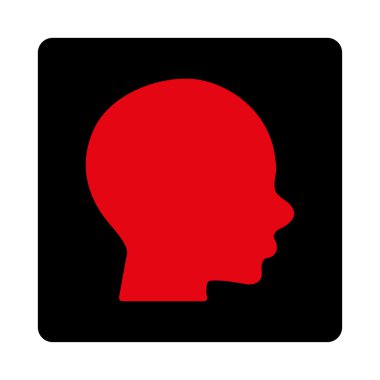 Baş Yuvarlak Kare Düğmesi