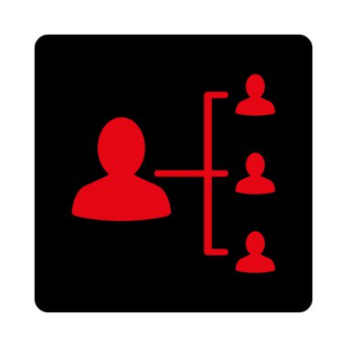 Sickness Connections Rounded Square Button