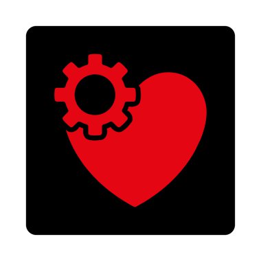 Kalp Cerrahisi Yuvarlak Kare Düğmesi