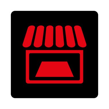 Süpermarket yuvarlak kare düğme