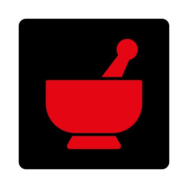 Harç yuvarlak kare düğme