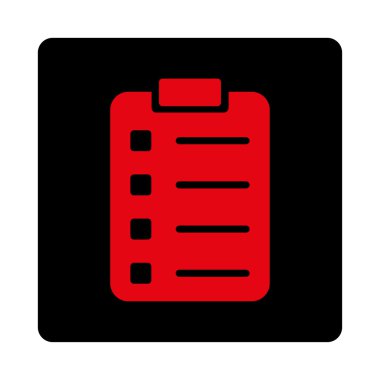 Defteri sayfası yuvarlak kare düğme