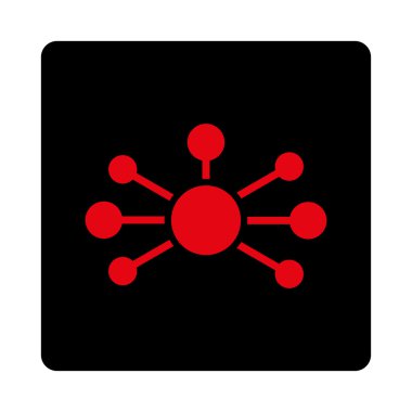 Linkler yuvarlak kare düğme