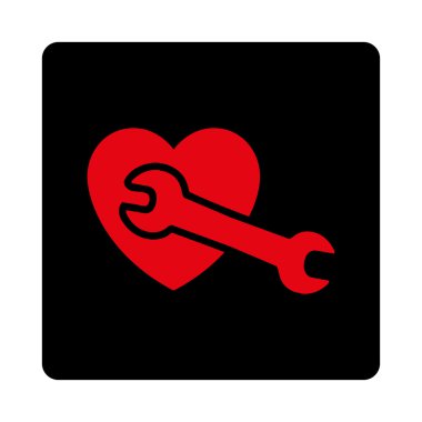 Kalp Cerrahisi Yuvarlak Kare Düğmesi