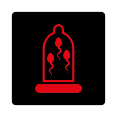 Sperm koruma yuvarlak kare düğme