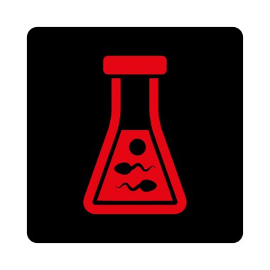 Sperm sıvı yuvarlak kare düğme