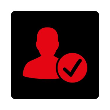 Geçerli hastalık yuvarlak kare düğme