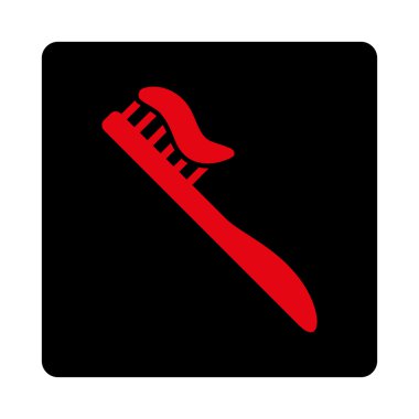 Diş fırçası yuvarlak kare düğme