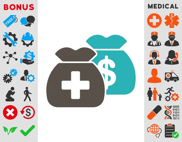 Icône Fonds de soins de santé — Image vectorielle