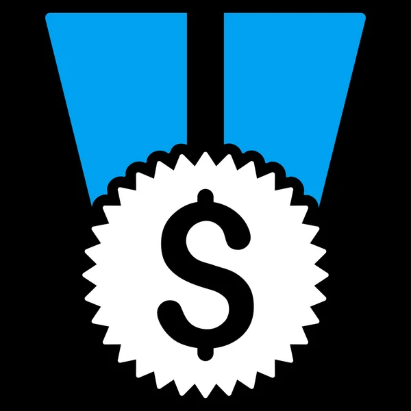 Ícone da medalha financeira —  Vetores de Stock