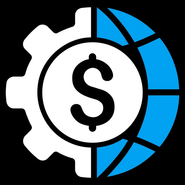 ไอคอนการเงินอุตสาหกรรมโลก — ภาพเวกเตอร์สต็อก